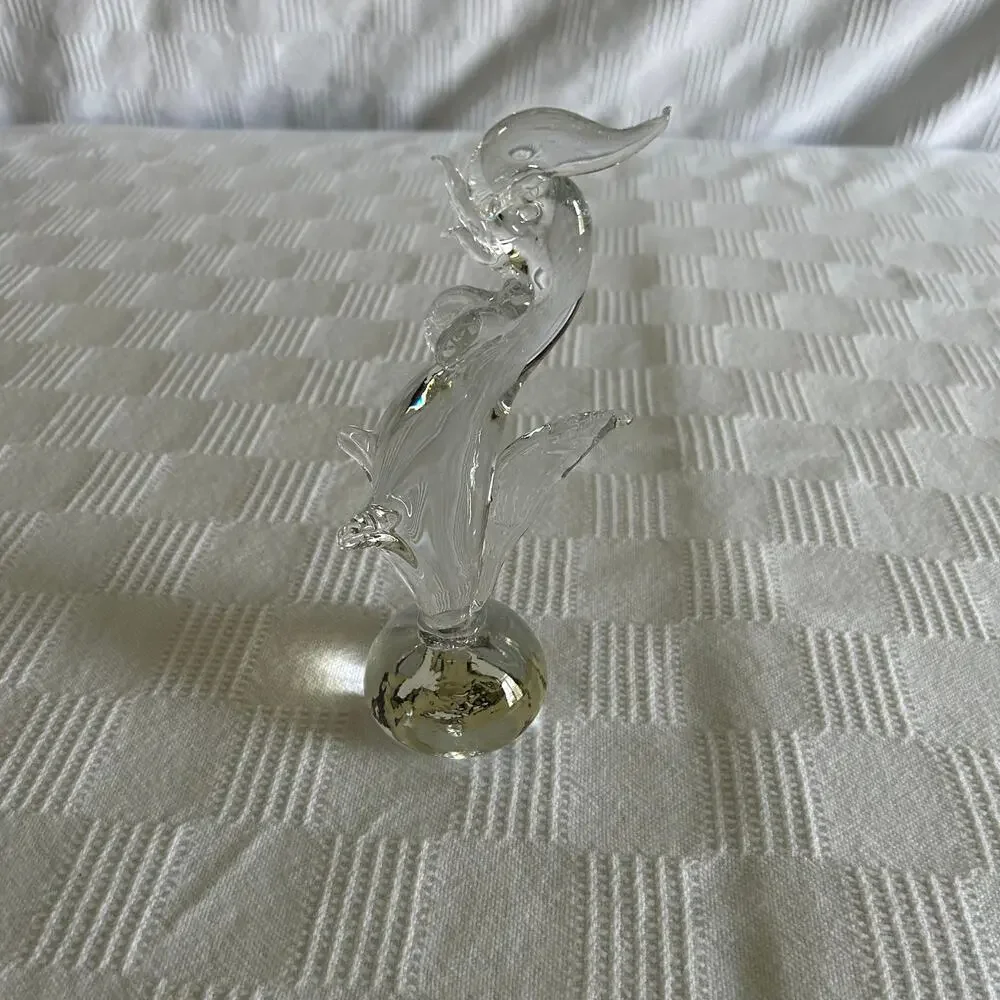 Rooster Glass Art Handblown 8.5